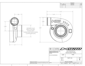 Xona Rotor 61•57S Reverse Rotation Ball Bearing Turbocharger