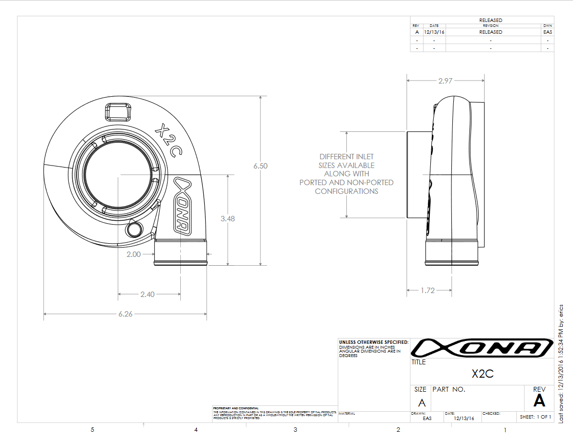 XRC5964S Ball Bearing Turbocharger – Forced Performance XRC5964S Ball Bearing Turbocharger – Forced Performance