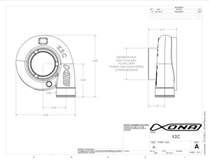 Xona Rotor 82•64S Reverse Rotation Ball Bearing Turbocharger